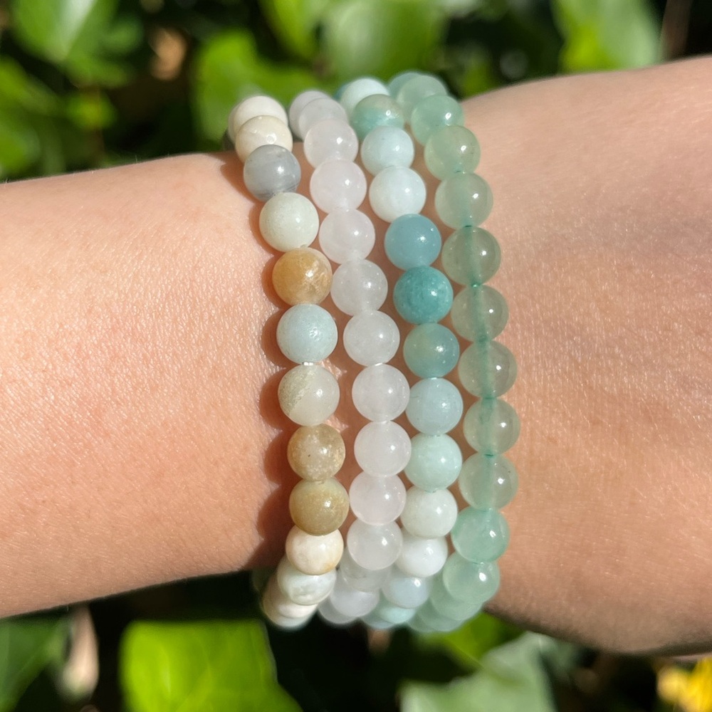 Dainty 6mm bracelet set‎